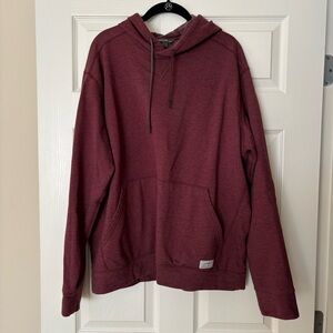 EDDIE Bauer Everyday Pullover Hoodie Burgundy Size XL